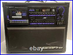 VocoPro Bravo AUX CD DVD Cassette Player Karaoke Professional System