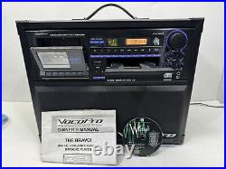 VocoPro Bravo II 2 AUX CD DVD Cassette Player Karaoke Professional System Great