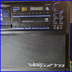 VocoPro Bravo II CD CDG Cassette Player Karaoke Professional System TESTED