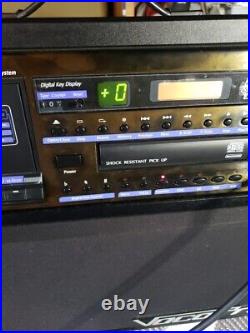 VocoPro Bravo2 AUX CD DVD Cassette Player Karaoke Professional System Excellent