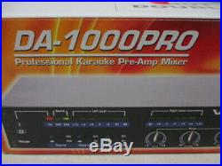 VocoPro DA-1000 Pro Professional 3 Mic Digital Echo Mixer Opened Box (JH)