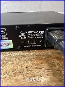 VocoPro DA-1000 pro Professional 3-Mic Digital Karaoke Vocal Mixer with Echo