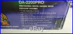 VocoPro DA-2200Pro Professional Digital Key Control/Digital Echo Mixer Unit
