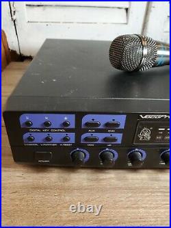 VocoPro DA-3050K Digital Karaoke Mixer w Key Control & Digital Echo with Mic