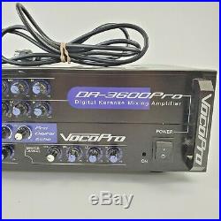 VocoPro DA-3600Pro Professional DJ Digital Karaoke Mixing Amplifier Performance