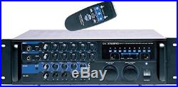 VocoPro DA-3700-BT 200W Digital Key Control Mixing Amplifier with Bluetooth