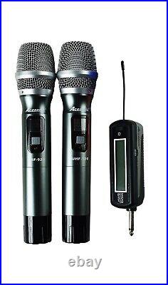 VocoPro DA-4808-BT, BMB CSN-510 and Acesonic UHF-920 with Speaker Stand Package