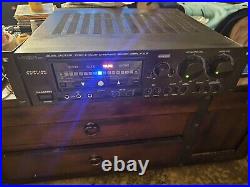 VocoPro DA-9800 RV 600W Professional Digital Key Control Mixing Amplifier rare