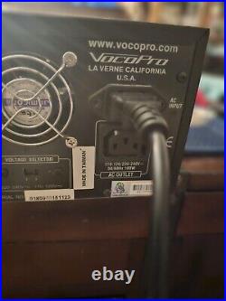 VocoPro DA-9800 RV 600W Professional Digital Key Control Mixing Amplifier rare