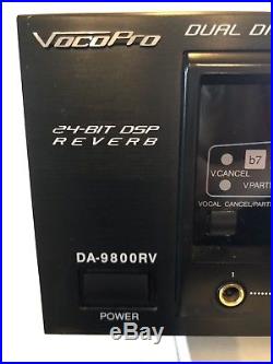 VocoPro DA-9800RV Professional 600W Digital Key Control Mixing Amp. WithDSP Reverb