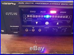 VocoPro DA-9800RV Professional 600W Digital Key Control Mixing Amp. Withremote