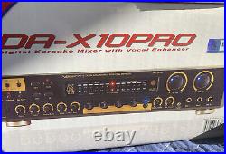 VocoPro DA-X10 PRO Digital Karaoke Mixer with Vocal Enhancer With Remote-Tested