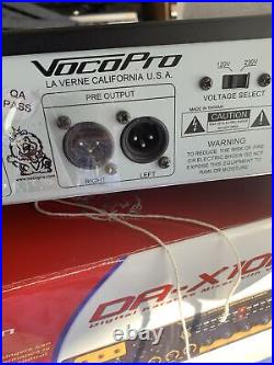 VocoPro DA-X10 PRO Digital Karaoke Mixer with Vocal Enhancer With Remote-Tested