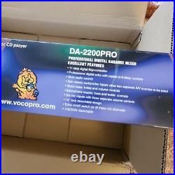 VocoPro DA2200PRO Professional Digital Karaoke Mixer Black