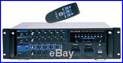 VocoPro DA3700BT Digital Key Control Vocal Mixing Amplifier withBluetooth Receiver