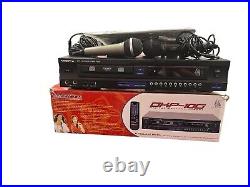 VocoPro DKP-10G Digital Karaoke Player & Remote + 2 Microphones EXCELLENT COND