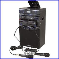 VocoPro DVD-Duet ALL-IN-ONE PORTABLE KARAOKE PA SYSTEM with MICS & CD, CASSETTE