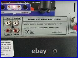 VocoPro DVD-Sound Man VP-488 MultiFormat 4-CH Portable Sound System