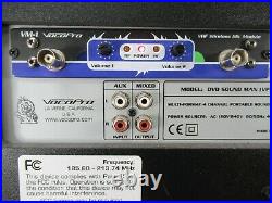 VocoPro DVD-Sound Man VP-488 MultiFormat 4-CH Portable Sound System #3639U