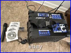 VocoPro Jamcube Portable PA Entertainment System W Microphone + Plz Read