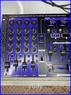 VocoPro KJ-7800 PROFESSIONAL DJ KARAOKE MIXER with KEY CONTROL & 4 MIC CHANNELS