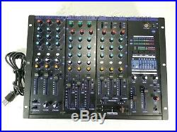 VocoPro KJM-8000 Pro Plus DJ KARAOKE Mixer 6 Mic Channels & Key Control Black