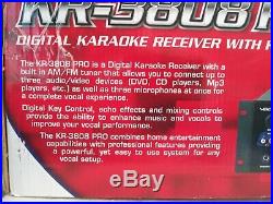 VocoPro KR-3808 PRO Digital Karaoke Receiver with Key Control Professional Vocal