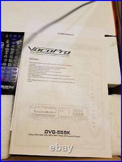 VocoPro Professional Karaoke 5 CD Disc Player DV6-555K WithRemote