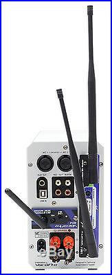 Vocopro Casaman-Wireless Bluetooth Karaoke Mixer/Amp+2 10 Speakers+Mics+Stands