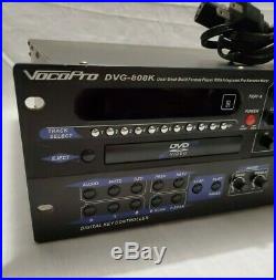 Vocopro DVG-808k Professional Digital Control Karaoke Mixer. Mp3 dts dual deck