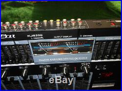 Vocopro KJ-6200 Karaoke Mixer Stereo Rack mountable Active Mixer with Echo