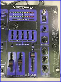 Vocopro KJ-7800Pro Professional Digital Karaoke Mixer With power Cord