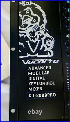 Vocopro KJ-8000PRO Advanced Modular Digital Key Control Mixer new in box