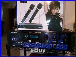 Vocopro KR-3808 300W Digital Karaoke Receiver Mixer w 2 microphones
