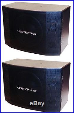 Vocopro KRS-4 Digital Karaoke Amplifier/Mixer + Pair of 12 SV600 Speakers