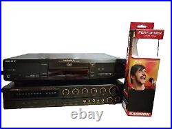 Vocopro Karaoke Mixer DA-X8 PRO with Sony CD Player and never Used/Unopened Mic
