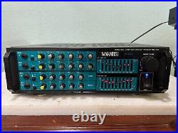 Yamamitshu Ym-1000 Stereo Echo Eq Mixing Karaoke Amplifier 400 Watts