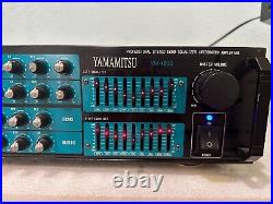 Yamamitshu Ym-1000 Stereo Echo Eq Mixing Karaoke Amplifier 400 Watts