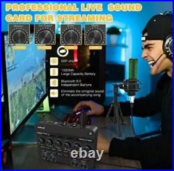 ZealSound S28 Black Portable Professional Live Streaming Sound Card